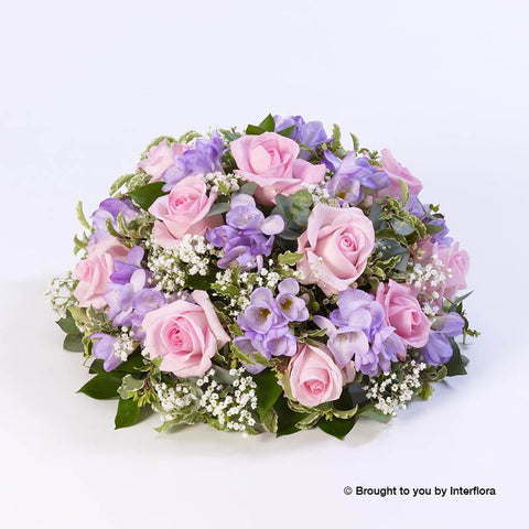 Large Rose and Freesia Posy (Pink and Lilac)