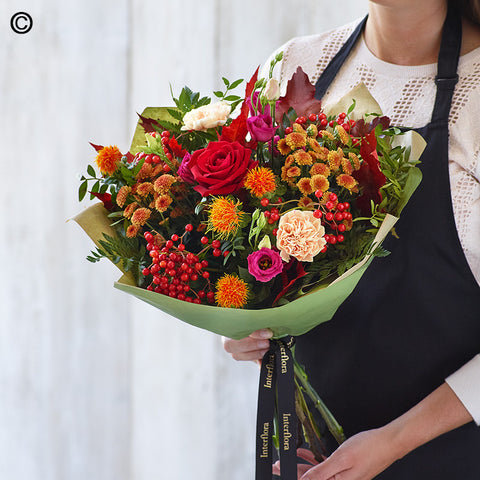 Autumn Lily Free Florist's Choice Hand-tied