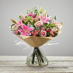 Large Pink Radiance Hand-tied