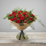 Large Heavenly Red Rose Hand-tied