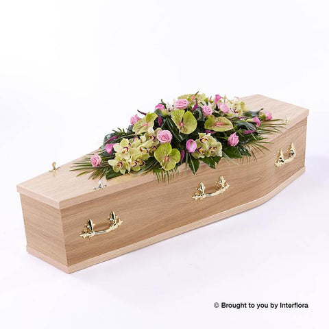 5ft Rose and Calla Lily Casket Spray