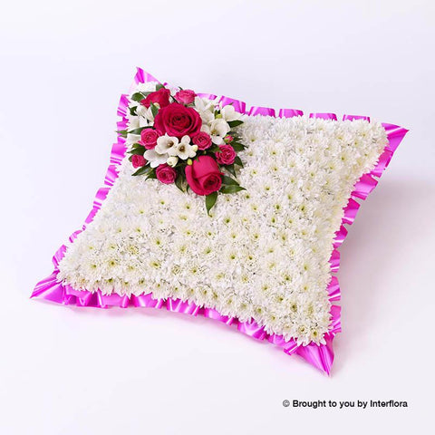 Classic Cream and Pink Cushion