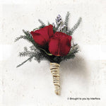 Scarlet Rose Buttonhole