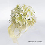 Exotic White Lily Bridal Bouquet